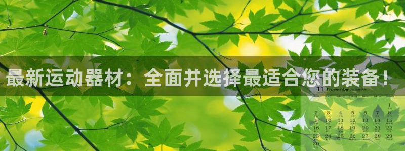 意昂4娱乐下载：最新运动器材：全面并选择最适合您的装