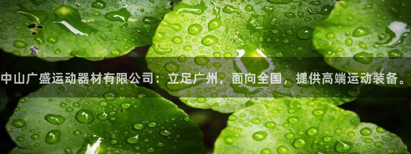 意昂体育4开户：中山广盛运动器材有限公司：立足广州，面向全国