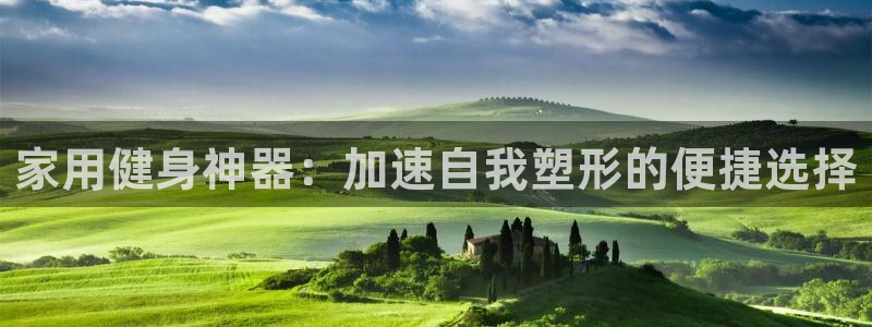 意昂4娱乐平台：家用健身神器：加速自我塑形的便捷选择