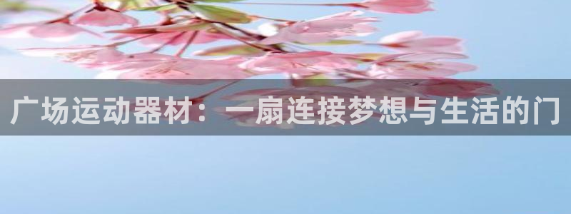 意昂体育4平台注册要钱吗安全吗：广场运动器材：一扇连