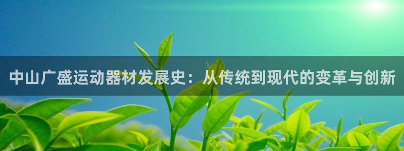 意昂4神州：中山广盛运动器材发展史：从传统到现代的变革与创新