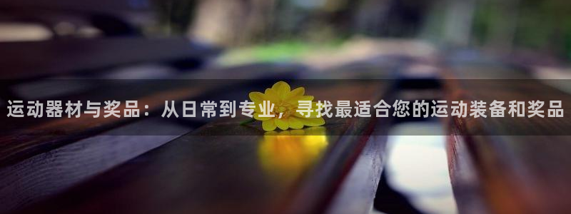 意昂体育4开户：运动器材与奖品：从日常到专业，寻找最