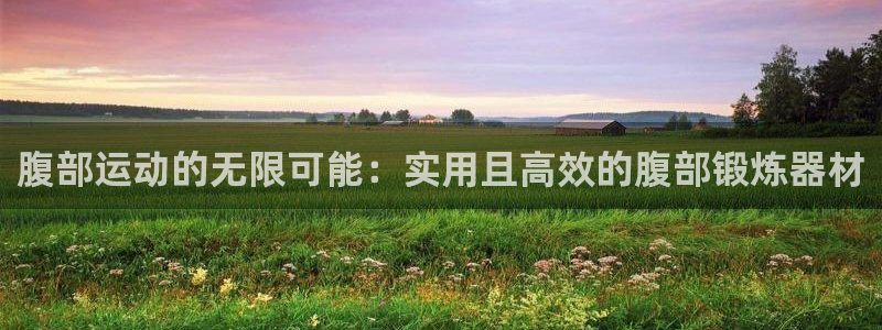 意昂4集团简介：腹部运动的无限可能：实用且高效的腹部