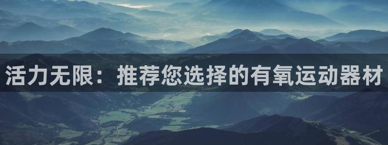 海南意昂体育4：活力无限：推荐您选择的有氧运动器材