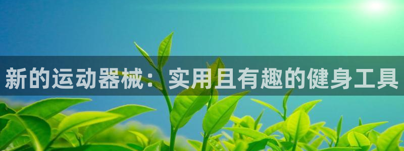 意昂体育4注册：新的运动器械：实用且有趣的健身工具