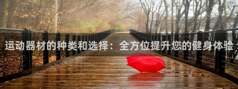 意昂4集团：运动器材的种类和选择：全方位提升您的健身体验