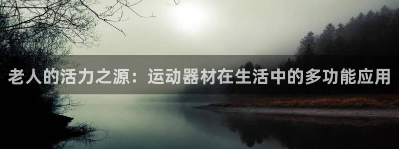 意昂体育4平台注册流程视频：老人的活力之源：运动器材