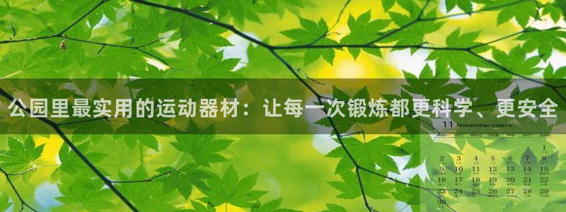 意昂4娱乐首页官网下载：公园里最实用的运动器材：让每