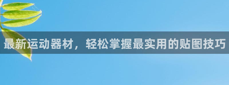 意昂4娱乐是那个系列的台子：最新运动器材，轻松掌握最